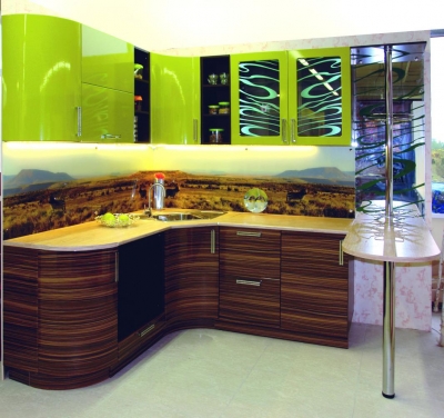 Кухня «Зелёное яблоко»